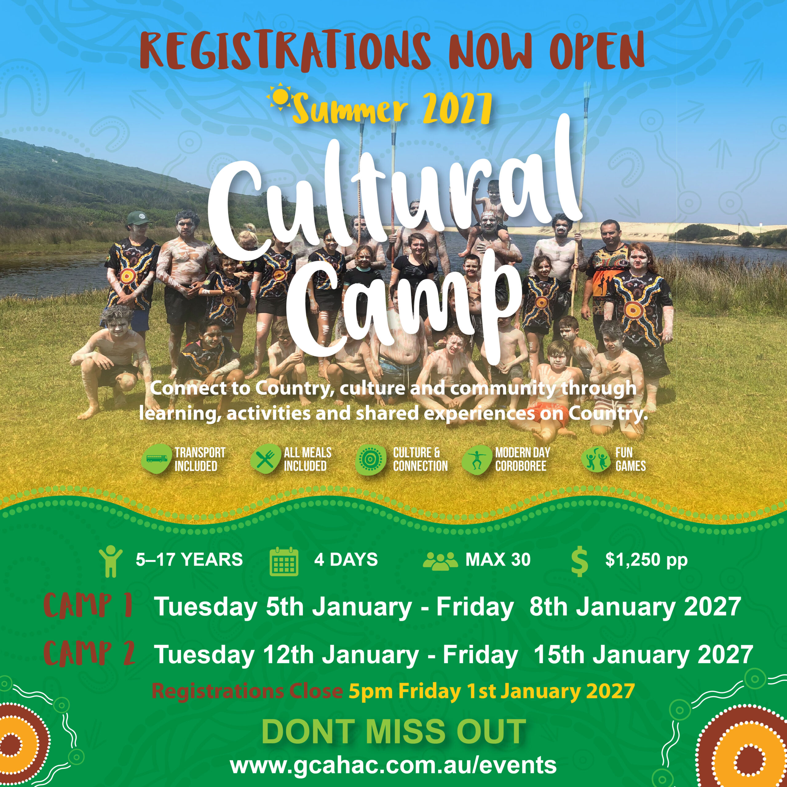 2027 Summer Cultural Camps Now Open
